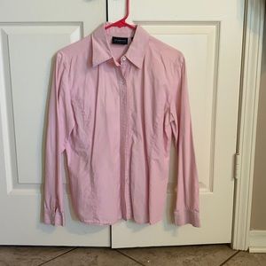 Liz Claiborne classics pink button down size 8